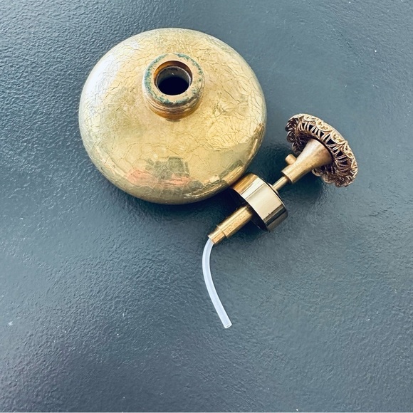 Vintage Devilbiss Empty Bottle Atomizer Fragrance Cased Glass Gold Antique - Picture 4 of 16